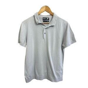 JF J.Ferrar Slim Gray Polo Shirt